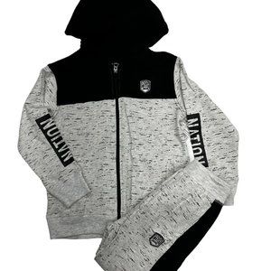 Parish Nation Zip Up Hoodie and Jogger Set (5/M)